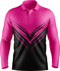 Hi Vis Elite Chevron Long Sleeve Polo