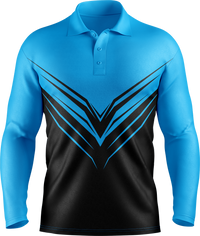 Hi Vis Elite Chevron Long Sleeve Polo