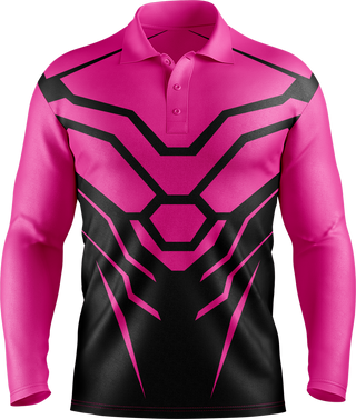 Hi Vis Hex Armor Pattern Long Sleeve tshirt