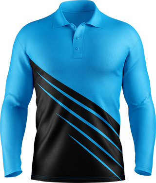 Hi Vis Diagonal Stripe Long Sleeve tshirt