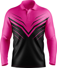 Hi Vis Chevron Long Sleeve Polo