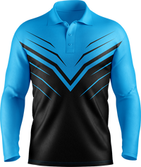 Hi Vis Chevron Long Sleeve Polo