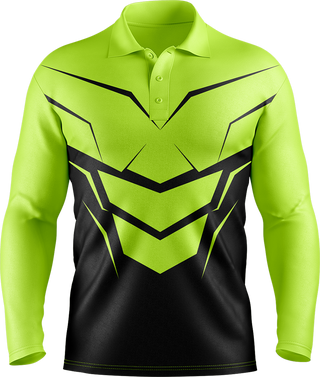 Hi Vis Layered Chevron Long Sleeve tshirt