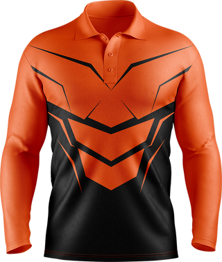 Hi Vis Layered Chevron Long Sleeve tshirt