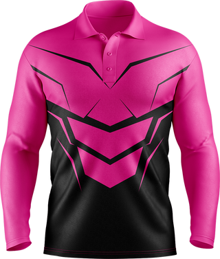 Hi Vis Layered Chevron Long Sleeve tshirt