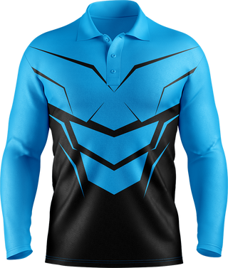 Hi Vis Layered Chevron Long Sleeve tshirt