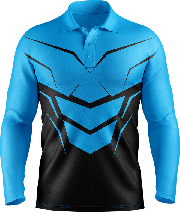 Hi Vis Layered Chevron Long Sleeve tshirt