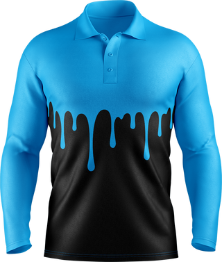 Hi Vis Paint Drip Long Sleeve tshirt