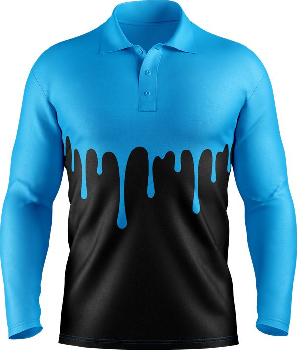 Hi Vis Paint Drip Long Sleeve tshirt