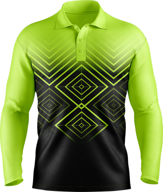 Hi Vis Geometric Long Sleeve tshirt