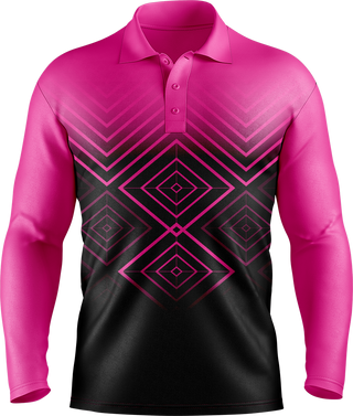Hi Vis Geometric Long Sleeve tshirt