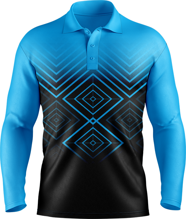 Hi Vis Geometric Long Sleeve tshirt
