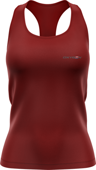 Oxygen Ladies Raceback Singlet Style 2