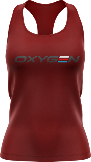 Oxygen Ladies Raceback Singlet Style 3