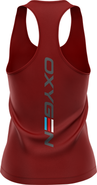 Oxygen Ladies Raceback Singlet Style 1