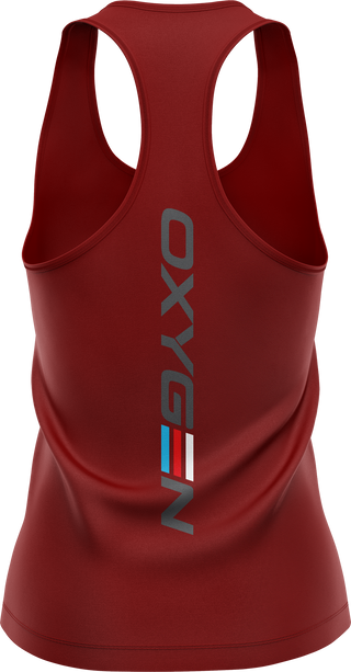 Oxygen Ladies Raceback Singlet Style 2