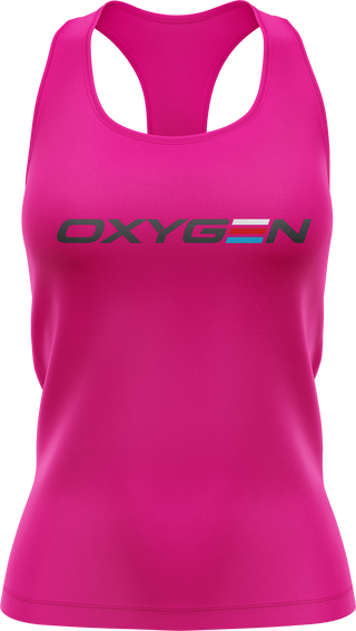 Oxygen Ladies Raceback Singlet Style 3