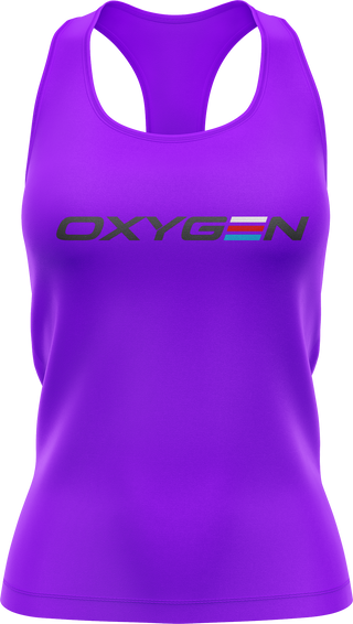 Oxygen Ladies Raceback Singlet Style 3