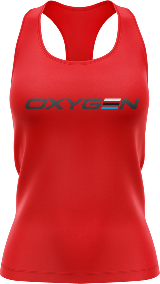 Oxygen Ladies Raceback Singlet Style 3