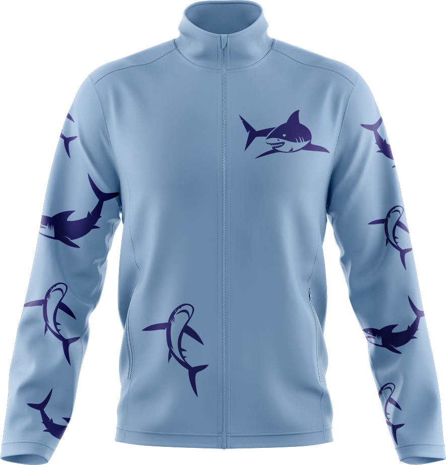 Swim With Sharks Full Zip Track Jacket