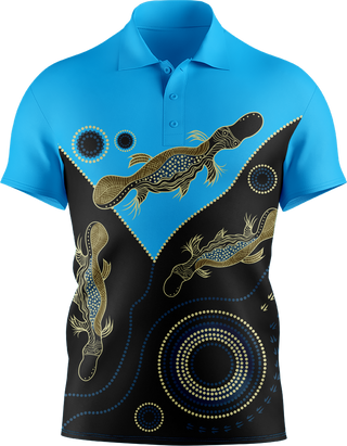 Hi Vis Aboriginal Art Short Sleeve tshirt