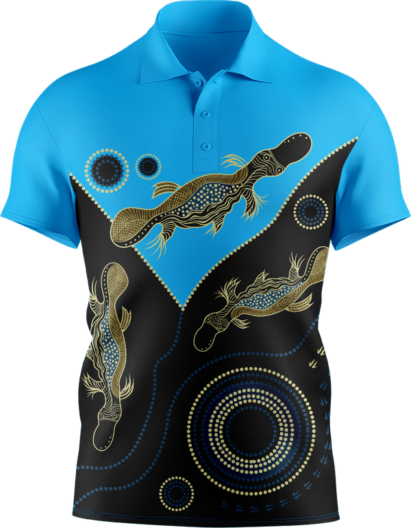 Hi Vis Aboriginal Art Short Sleeve tshirt