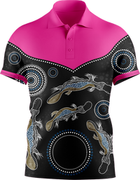 Hi Vis Aboriginal Platypus Short Sleeve Polo