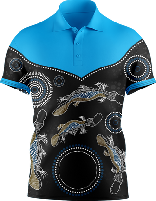 Hi Vis Aboriginal Platypus Short Sleeve tshirt