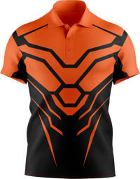 Hi Vis Armor Tech Pattern Short Sleeve Polo