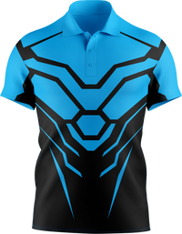 Hi Vis Armor Tech Pattern Short Sleeve Polo