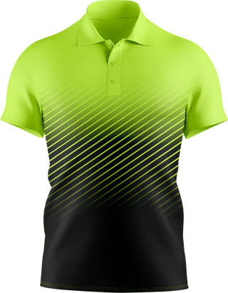 Hi Vis Diagonal Pinstripe Pattern Short Sleeve tshirt