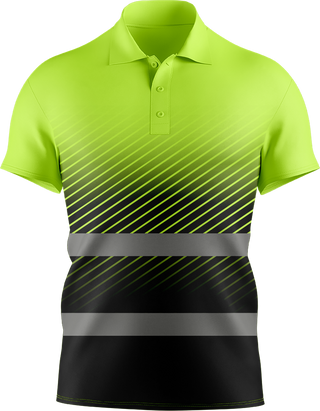 Hi Vis Reflective Safety Pattern Short Sleeve tshirt