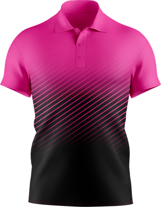 Hi Vis Diagonal Pinstripe Pattern Short Sleeve tshirt