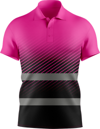 Hi Vis Reflective Safety Pattern Short Sleeve Polo