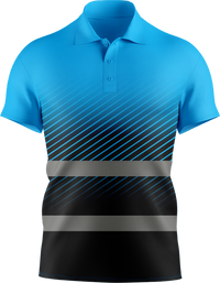 Hi Vis Reflective Safety Pattern Short Sleeve Polo