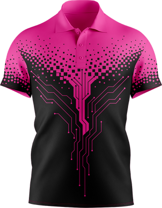 Hi Vis Circuit Board Pattern Short Sleeve tshirt