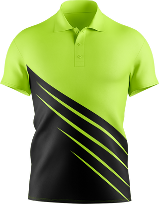 Hi Vis Diagonal Stripe Short Sleeve tshirt