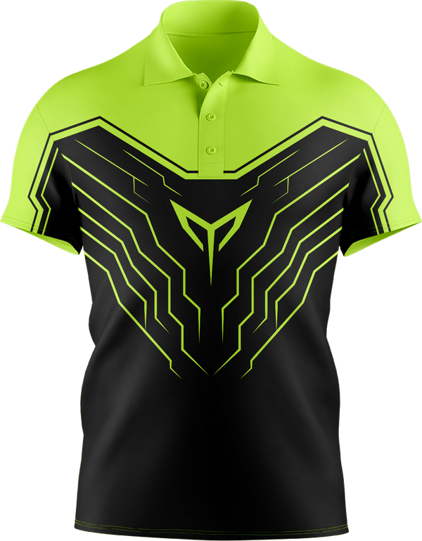 Hi Vis Tech Chevron Short Sleeve Polo