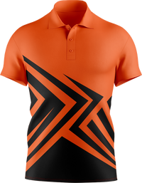 Hi Vis Angular Arrow Pattern Short Sleeve Polo