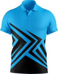Hi Vis Angular Arrow Pattern Short Sleeve Polo