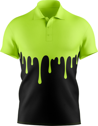 Hi Vis Paint Drip Short Sleeve tshirt