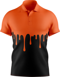 Hi Vis Paint Drip Short Sleeve Polo