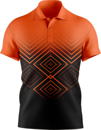 Hi Vis Geometric Short Sleeve Polo