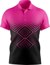 Hi Vis Geometric Short Sleeve Polo