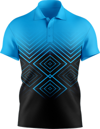 Hi Vis Geometric Short Sleeve Polo