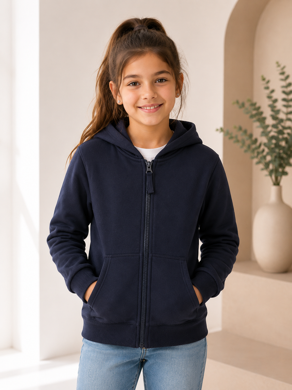C OF C KIDS FULL ZIP FLEECY HOODIE