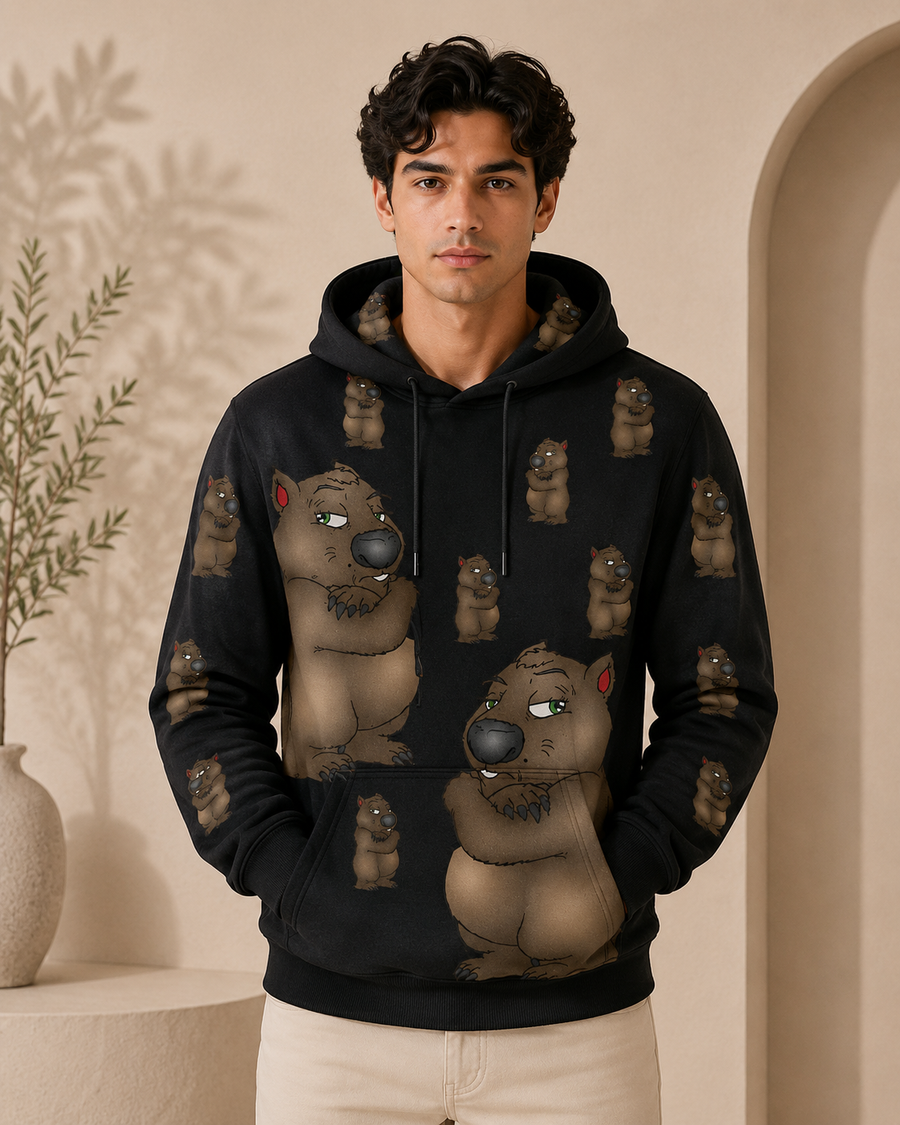 Wally Wombat Hoodies