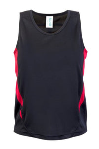 Accelerator Singlet: Kids Cool Dry Singlet - kustomteamwear.com