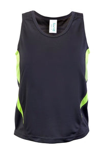 Accelerator Singlet: Kids Cool Dry Singlet - kustomteamwear.com