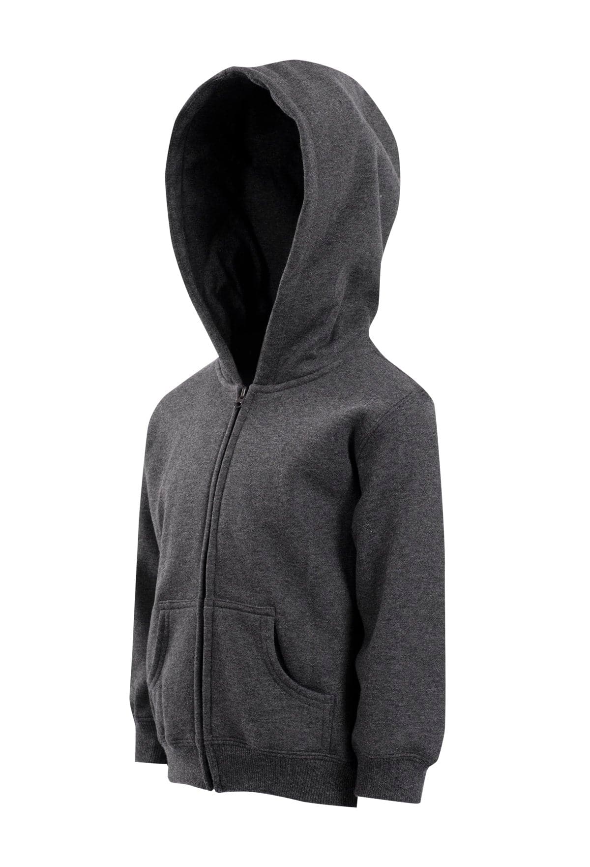Babies Fleece Hoodie - with Jersey Lining Hood - kustomteamwear.com